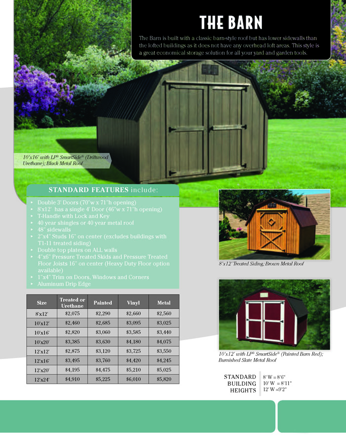 Image of Countryside Barns Brochure - Page 6