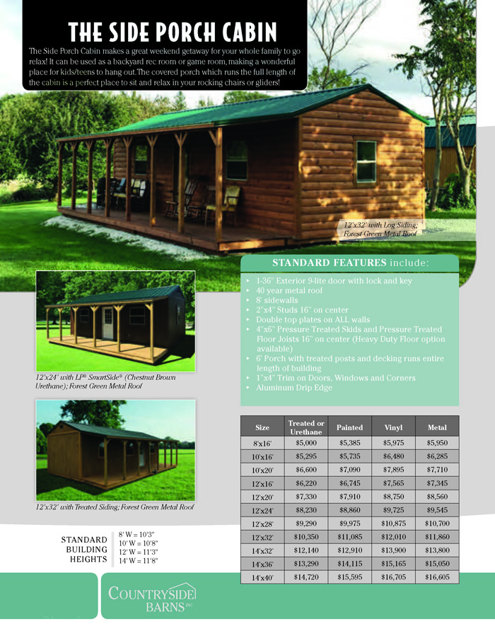 Image of Countryside Barns Brochure - Page 10